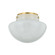 Lilou One Light Flush Mount in Aged Brass (428|H863501-AGB)