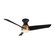 Thalia 54''Hugger Fan in Brushed Gold/Matte Black (347|HF91954-BG/MB)