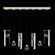 Aria LED Linear Pendant in Brushed Silver (48|100007-1-3333444)