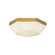 Krysta Two Light Flush Mount in Brushed Gold/Opal Glass (452|FM424512BGOP)