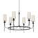 Calder Six Light Chandelier in Forged Iron (67|F1240-FOR)