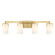 Caldwell Four Light Bathroom Vanity in Warm Brass (51|8-4128-4-322)