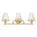 Candler Three Light Bathroom Vanity in Warm Brass (51|8-3596-3-322)
