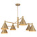 Pharos Six Light Chandelier in Noble Brass (51|1-8003-6-127)