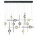 Barletta LED Chandelier in Gold-Black (40|47256-033)