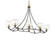 Kearney Park Eight Light Island Pendant in Coal (7|5068-726)