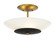 Bax Three Light Flush Mount in Coal (7|1703-781)