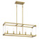 Oro District Five Light Island Pendant in Soft Brass (7|1459-695)