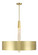 Drifting Droplets LED Pendant in Brushed Brass (42|P1285-859-L)