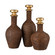 Duin Bottle - Set of 3 in Rich Brown (45|S0037-11230/S3)