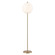 Orbital One Light Floor Lamp in Aged Brass (45|H0019-11538)