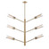 Potomac Six Light Chandelier in Aged Brass (45|H0018-11892)