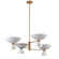 Corbell Eight Light Chandelier in Matte White (45|H0018-11551)