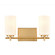 Denver Two Light Vanity in Lacquered Brass (45|90161/2)