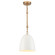 Downington One Light Mini Pendant in Brushed Brass (45|47811/1)