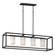 Lateral Four Light Linear Pendant in Black (16|10288SWBK)