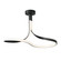 Serpentine LED Semi-Flush Mount in Black (86|E30660-BK)