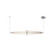 Quasar LED Linear Pendant in Polished Chrome (86|E24894-133PC)