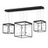 Entanglement LED Linear Pendant in Black (86|E21253-20BK)