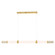 Travertine LED Linear Pendant in Travertine / Gold (86|E11056-01TVGLD) Travertine LED Linear Pendant in Travertine / Gold (86|E11056-01TVGLD)
