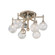 Majorette LED Semi Flush Mount in Silver Leaf W Polished Chrome (68|241-36-SL/PC)