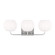 Rory Three Light Vanity in Brushed Steel (1|GLV1013BS)