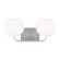 Rory Two Light Vanity in Brushed Steel (1|GLV1012BS)