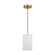 Rhett One Light Mini Pendant in Satin Bronze (1|GLP1001SB)