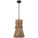 Antigua LED Pendant in Bronze and Natural Abaca (268|CHC 5021BZ/NAB)