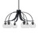Cavella Six Light Chandelier in Matte Black (200|3926-MB-4100)