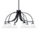 Cavella Six Light Chandelier in Matte Black (200|3926-MB-312) Cavella Six Light Chandelier in Matte Black (200|3926-MB-312)