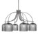 Cavella Six Light Chandelier in Graphite (200|3926-GP-4912)
