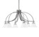 Cavella Six Light Chandelier in Graphite (200|3926-GP-311)
