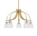 Cavella Five Light Chandelier in New Age Brass (200|3925-NAB-500)