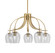 Cavella Five Light Chandelier in New Age Brass (200|3925-NAB-4812)