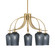 Cavella Five Light Chandelier in New Age Brass (200|3925-NAB-4252)