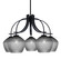 Cavella Five Light Chandelier in Matte Black (200|3925-MB-4922)
