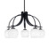 Cavella Five Light Chandelier in Matte Black (200|3925-MB-4811)