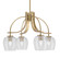 Cavella Four Light Chandelier in New Age Brass (200|3924-NAB-4810)