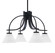 Cavella Four Light Chandelier in Matte Black (200|3924-MB-312)