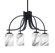 Cavella Four Light Chandelier in Matte Black (200|3924-MB-3009)