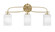 Cavella Three Light Bath Bar in New Age Brass (200|3913-NAB-531)