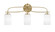 Cavella Three Light Bath Bar in New Age Brass (200|3913-NAB-310)