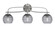 Cavella Three Light Bath Bar in Graphite (200|3913-GP-5112)