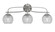 Cavella Three Light Bath Bar in Graphite (200|3913-GP-5110)