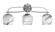 Cavella Three Light Bath Bar in Graphite (200|3913-GP-4819)
