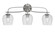 Cavella Three Light Bath Bar in Graphite (200|3913-GP-4812)