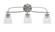 Cavella Three Light Bath Bar in Graphite (200|3913-GP-461)
