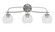Cavella Three Light Bath Bar in Graphite (200|3913-GP-4100)