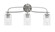 Cavella Three Light Bath Bar in Graphite (200|3913-GP-300)